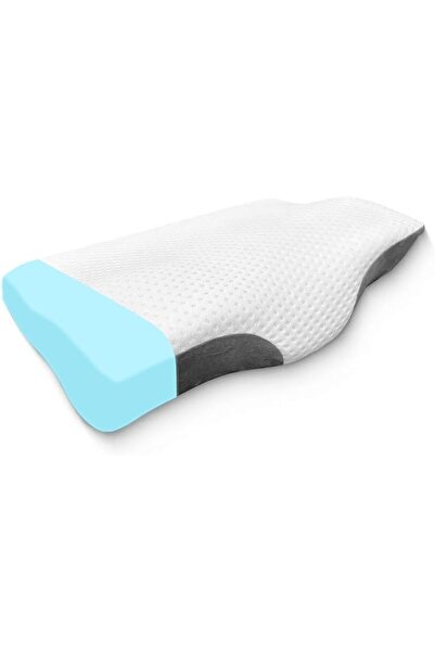 Sleepsia Memory Foam Pillow with an Oceanic Design for Cervical Support, Used...