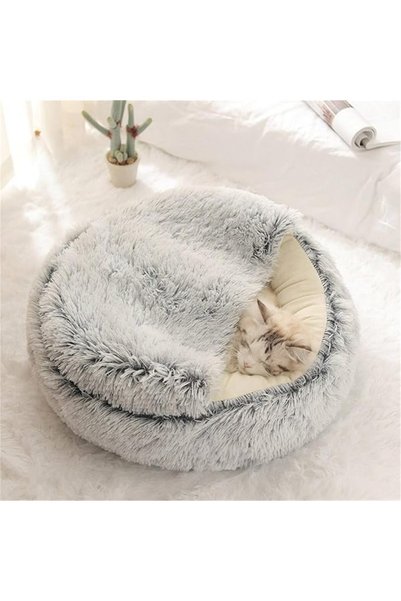 GENERAL Warm Pet Bed for Dogs and Cats with Hammock Design Velvet Fabric for Your Pets Suitable for Season