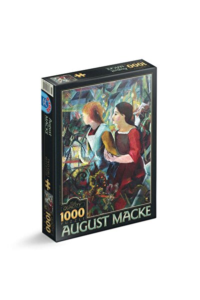 D-Toys Puzzle August Macke – Puzzle pentru adulți 1000 piese – Două fete