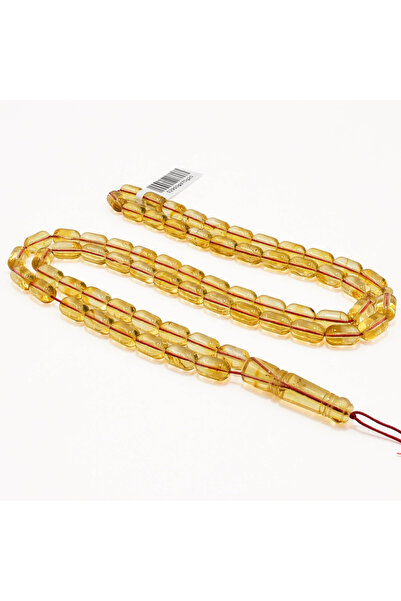Generic Brand Clear Baltic Amber Rosary with Inclusions – 66 Beads 6/10mm Ova...