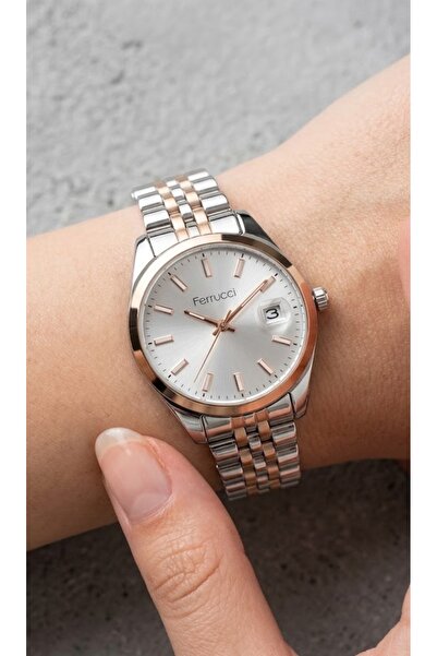 Ferrucci Fc.12558Fc.01 Steel Women's Wristwatch with Calendar