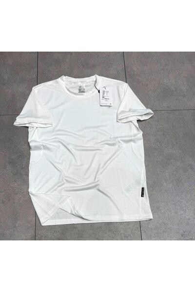 Beyaz Erkek Basic Düz Oversize Salas T-Shirt