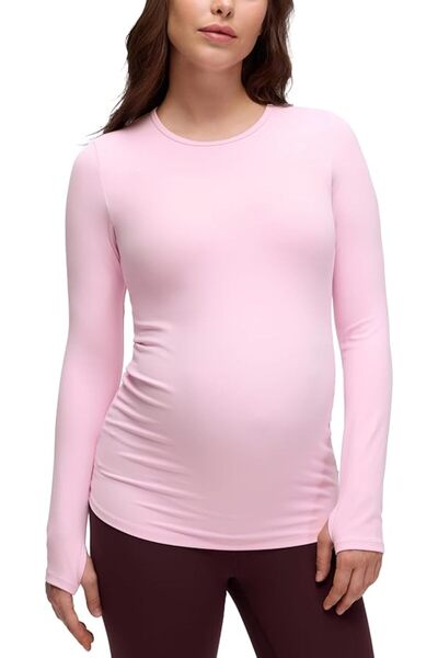 GENERAL Patrulox Women's Long Sleeve Top, C R Z Yoga Round Neck Design, Pregn...