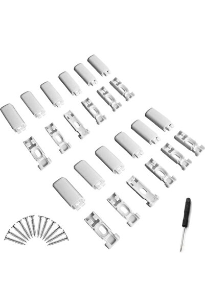 Morvena Picks Set de schimb de 12 piese. Potrivit pentru jaluzele albe plisat...