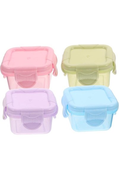 Morvena Picks Mini recipiente pentru depozitarea alimentelor, bol cu sos, rec...