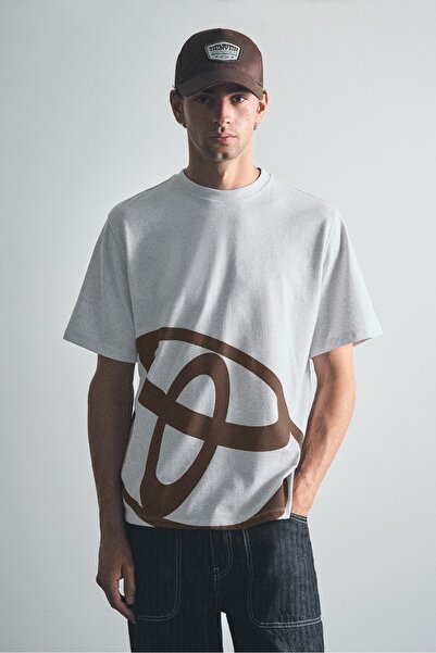 Pull & Bear Regular fit Toyota logolu tişört