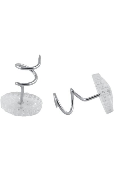 Morvena Picks 20 de cleme de pernă pentru huse de canapea cu cap transparent ...