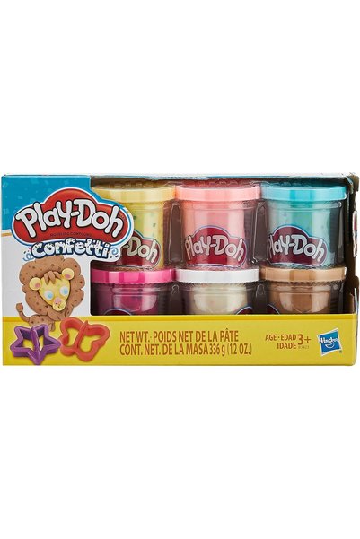PLAY-DOH PLAYSET Play-Doh Confetti Compound Collection, Multicolor