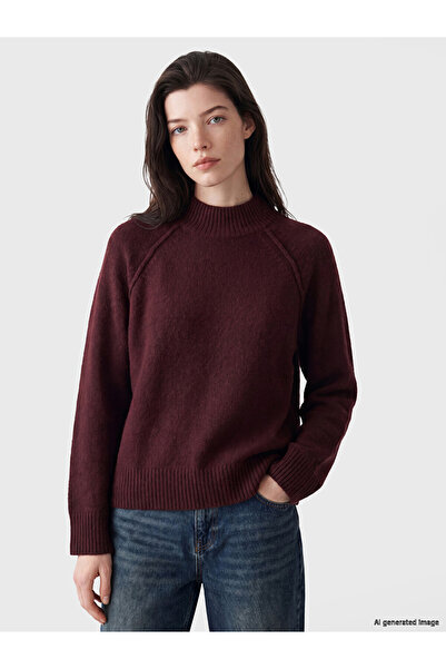 LC Waikiki Pulover tricotat de damă cu guler rotund și mâneci raglan
