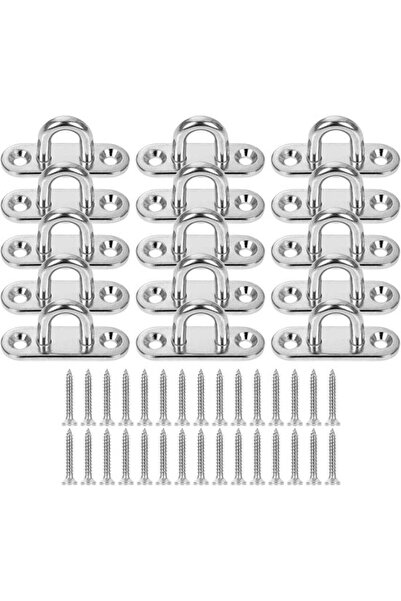 Morvena Picks 15 cârlige din oțel inoxidabil 4,5x1,5 mm cu ochiuri - ochiuri ...