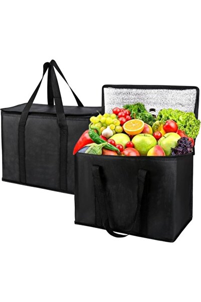Morvena Picks Pachet 2 Genți Izolatoare 30L, pliabile, de capacitate mare, ge...