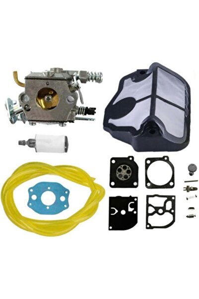 Morvena Picks Carburator și filtru de aer, bujie, furtun pentru drujba Husqva...