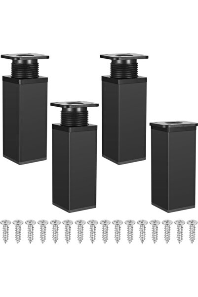 Morvena Picks 4 picioare de mobilier reglabile, picioare de masă metalice reg...