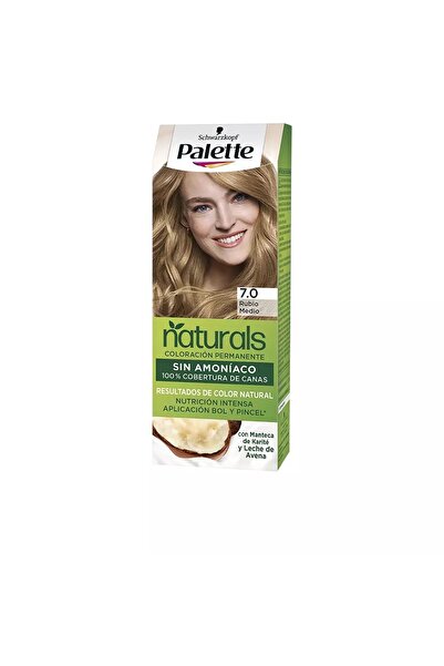Palette Vopsea de par permanenta pentru o culoare naturala si uniforma 7.0 bl...