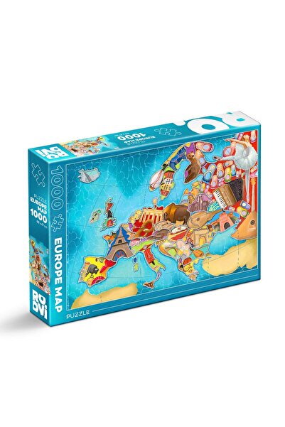 Roovi Puzzle Harta Europei – Puzzle pentru Adulți 1000 piese