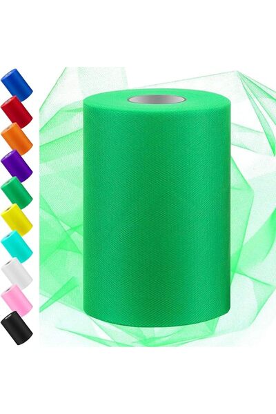 Swpeet Sobite 6 Inch X 100 Yards Black Tulle Fabric Roll, Tulle Fabric Roll, ...