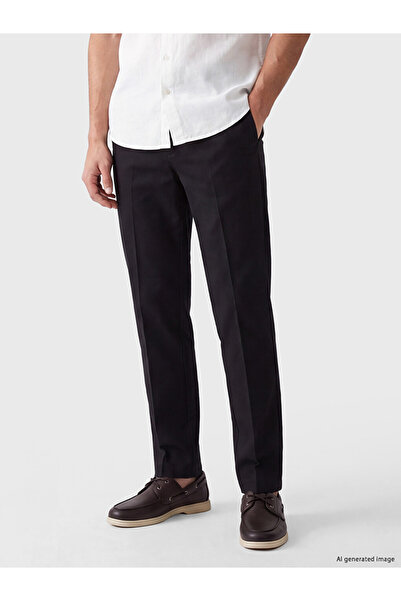 LC Waikiki Vizyon New Season Black Regular Fit Men's Chino Trousers