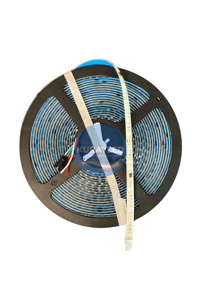 SM16703 Pixel Şerit LED 24V 3000K Sıcak Beyaz – IP65 | 120 LED/m | 8 Pixel/m | 10 Metre