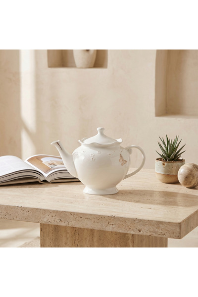 Lifestyle Butterfly Porcelain Teapot - 1.1 L