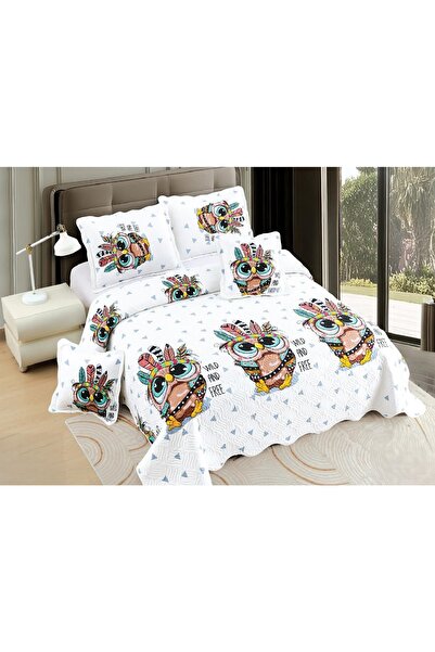 CHIRASO Set Cuvertura Bumbac Finet, Cuvertura 230x250cm, 2 Fete Perna 60x80cm...