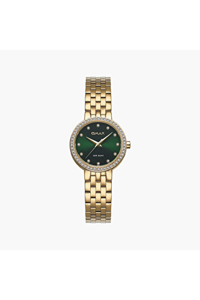Omax Women's Analog Round 30 MM Metal Closed Band Watch | 00ASS012G018