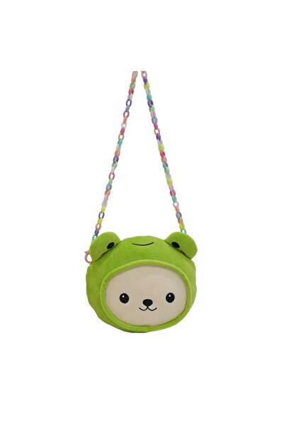 Luna Βελούδινη τσάντα Squishcuties Βάτραχος 20 εκ.