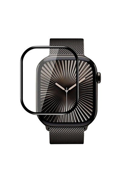 BLUEO Folie de protecție pentru Apple Watch 10 46mm, - negru