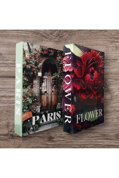 Dermabor Decorative Book-Looking Box 2-Piece Set Decorative Book Looking Box