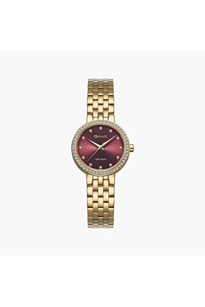 Omax Women's Analog Round 30 MM Metal Closed Band Watch | 00ASS012G023