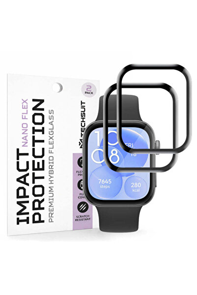 Techsuit Protective film for Huawei Watch Fit 3, - black