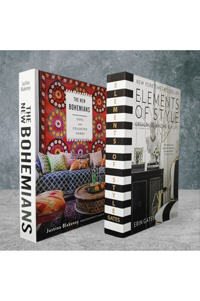 Dermabor Decorative Book-Looking Box 2-Piece Set Decorative Book Looking Box