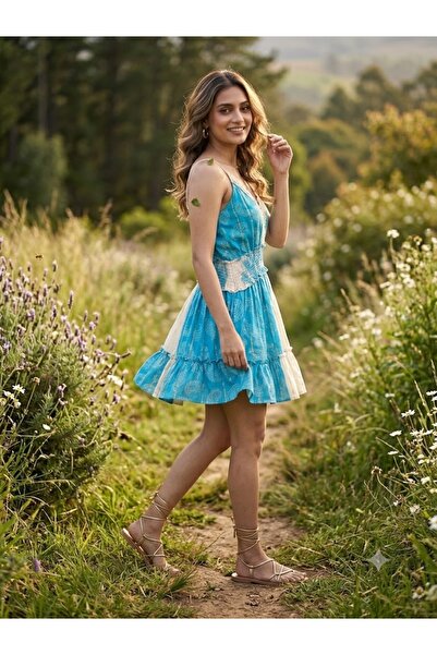 Genel Markalar Lurex mini Elbise
