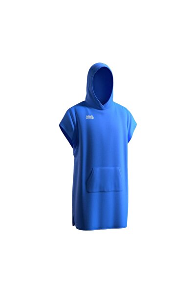 Mad Wave MADWAVE Junior Yüzücü Bornozu Mavi Unisex Çocuk Panço UNISEX ÇOCUK P...
