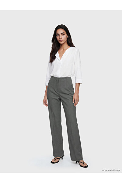 LC Waikiki Pantaloni gri de damă