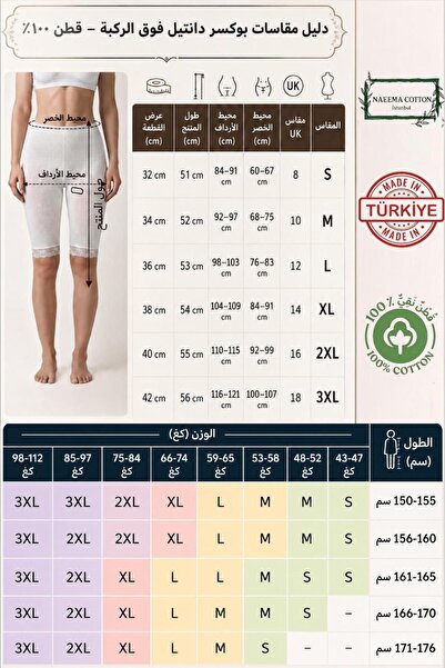 NAEEMA COTTON مجموعة من 5 سراويل داخلية نسائية سوداء من الدانتيل فوق الركبة م...