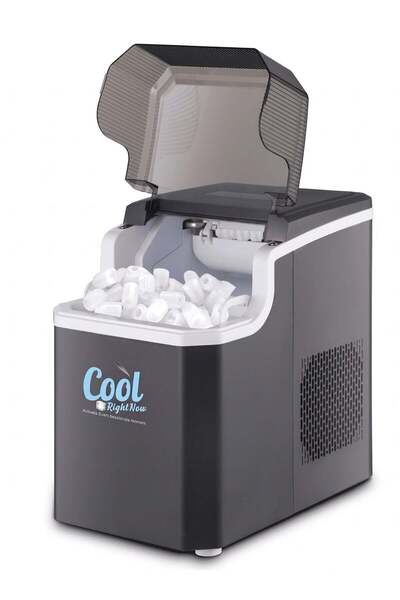 Duravel 85W 1.5L Countertop Automatic Ice Maker with Control Panel Makes 9 Bu...