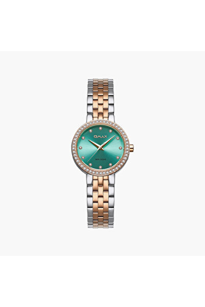 Omax Women's Analog Round 30 MM Metal Closed Band Watch | 00ASS012N025