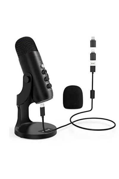 Jmary PW8 Professional Metal Voice Recording USB Condenser Studio And Podcast...