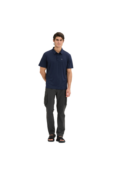 Quiksilver Prowess Polo Men's Navy Blue Polo T-Shirt Men's Polo T-Shirt Trqms...