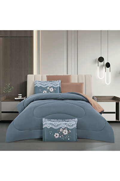 unique home collection Reversible Floral Comforter Set King