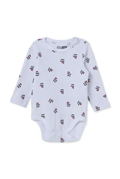 ebebek Hello Baby HelloBaby Unisex Body Çıtçıtlı Çıtçıtlı Yaka Long Sleeve