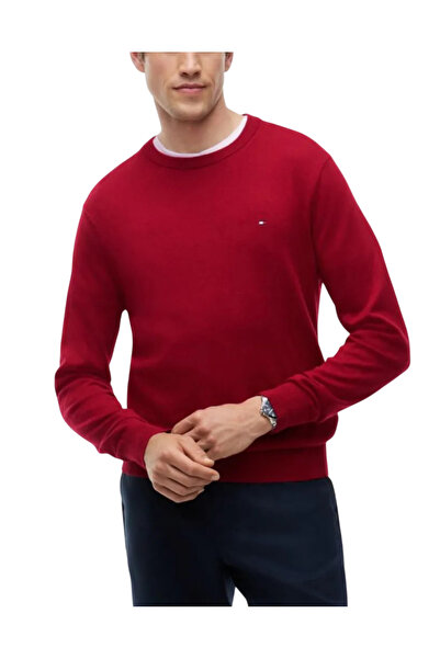 Tommy Hilfiger Ανδρικό Πουλόβερ Κόκκινο MW0MW28046-XIT