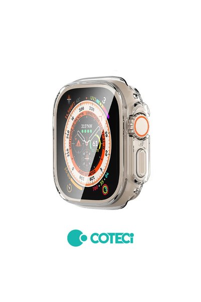 COTECi Case compatible with Watch Ultra 49mm, Watch Ultra 2 49mm - transparent