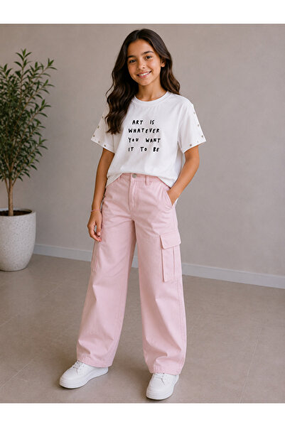 NEWER BASKILI KIZ ÇOCUK T-SHIRT