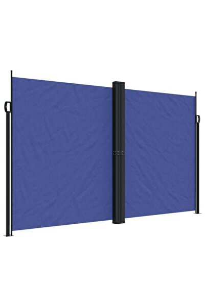 vidaxl Retractable Side Awning Blue 200 x 600 cm