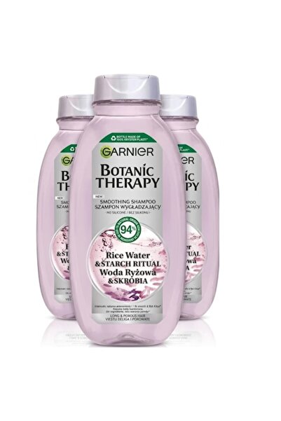 Garnier Botanic Therapy Set de 3 x Șampon pentru netezirea părului Terapie Bo...