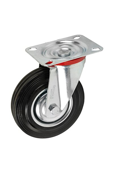 DETOOLZ Roată pivotantă Detoolz, cauciuc 125x34.5mm G01