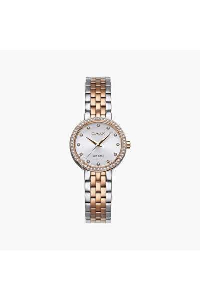 Omax Women's Analog Round 30 MM Metal Closed Band Watch | 00ASS012N028