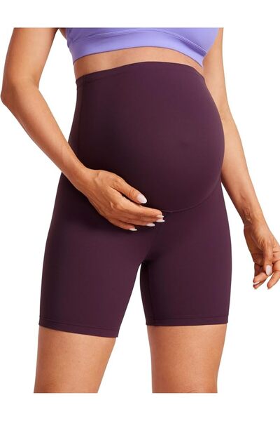 GENERAL Women's Sports Shorts with Patrulox Design for Pregnant Women Above t...