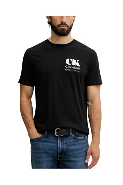 Calvin Klein Ανδρικό T-shirt Μαύρο LV04RG802G-UB1
